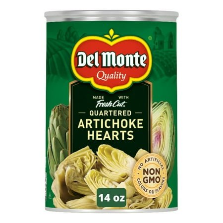 Del Monte Quartered Artichoke Hearts 14 oz Can, Canned Vegetables