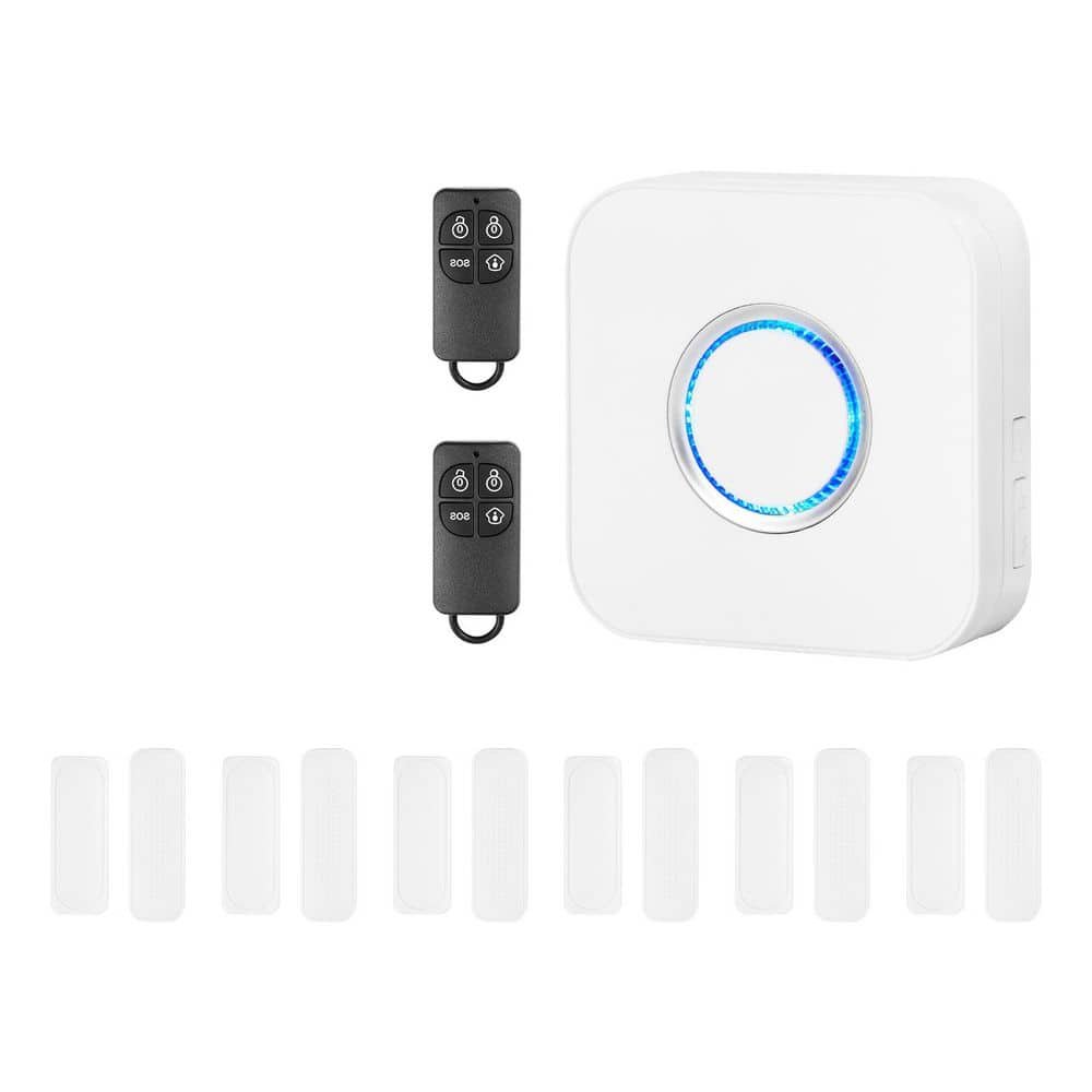 Door Chime, DC 12V, Wireless Door Open Contact Sensor Alarm Chime with...