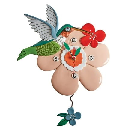 Enesco Allen Designs Pretty Bird Clock, 12.6in H