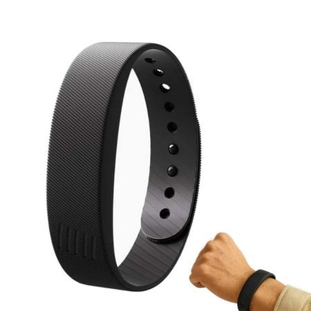 Fitsleeps Alarm Clock Watch, Fitsleeps Alarm Bracelet – Silent Vibration Wake-Up Wristband for Deep Sleepers, Snooze-Free Smart Watch for Men and Women (Black)