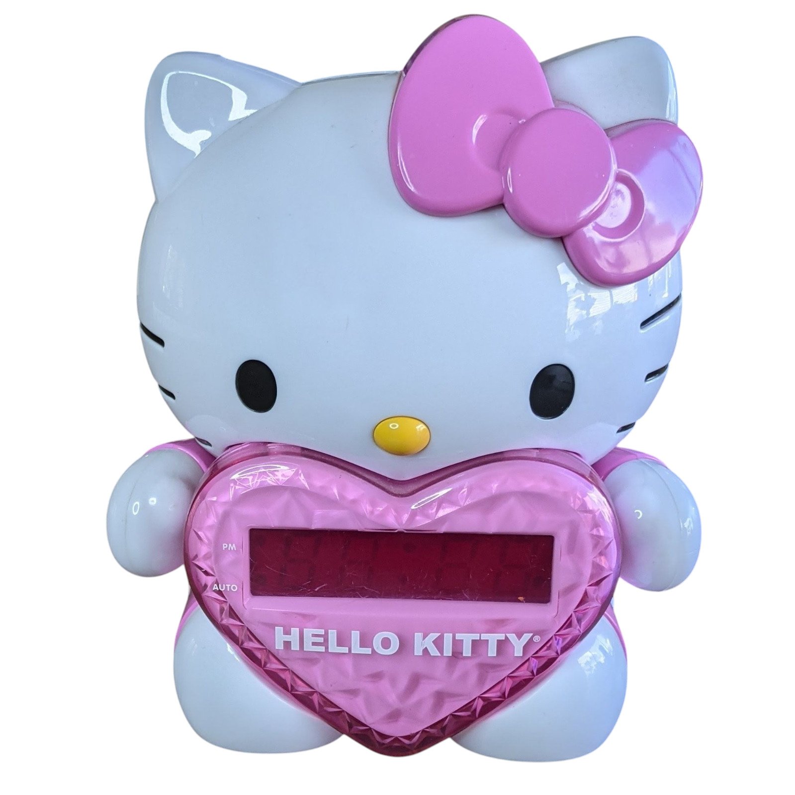 Hello Kitty Projector Alarm Clock AM / FM Radio 2011 KT2064 - Tested & Works