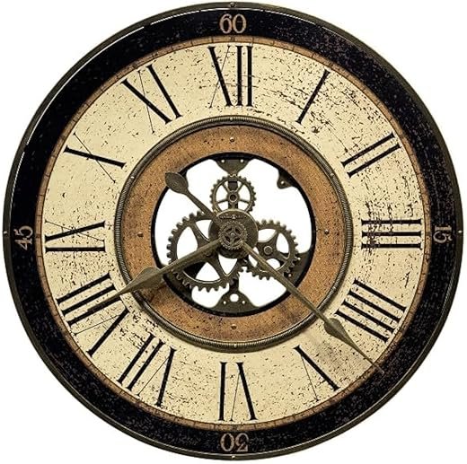 Howard Miller Branch Wall Clock II 549-441 – 32” Antique Oversized Gallery with Quartz Movement
