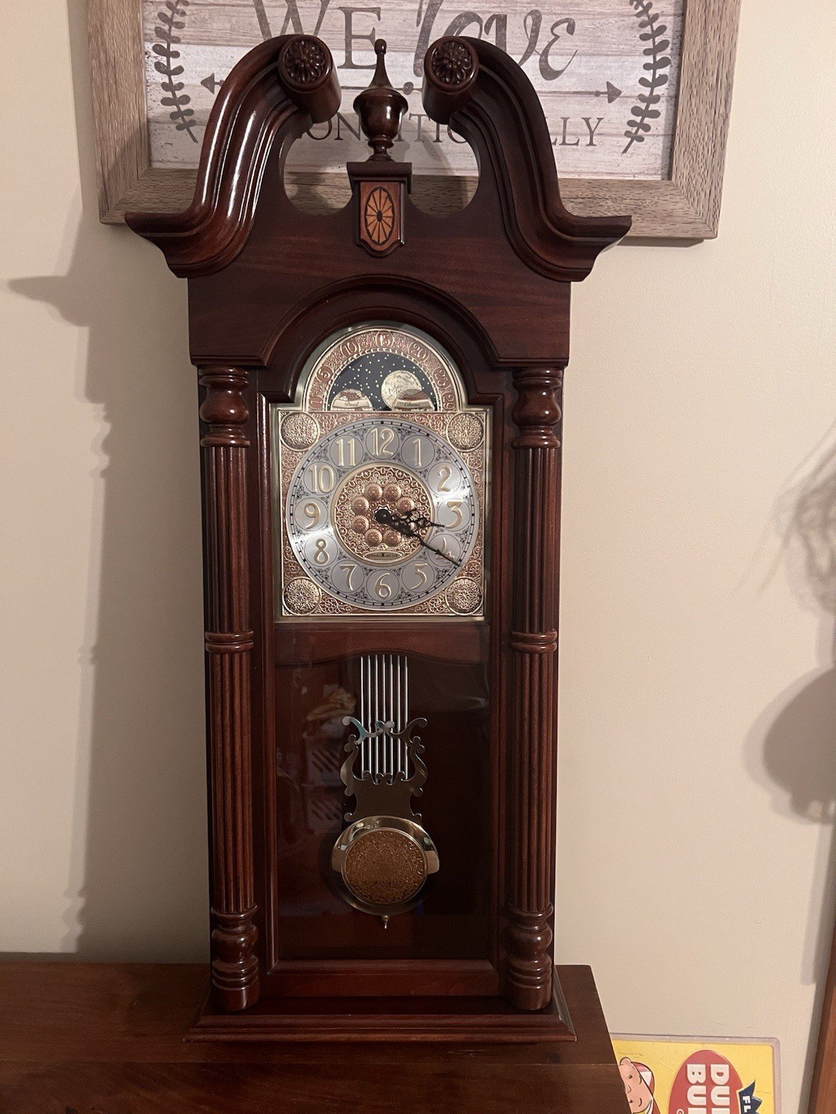 Howard Miller Windsor Cherry Wall Clock 620226