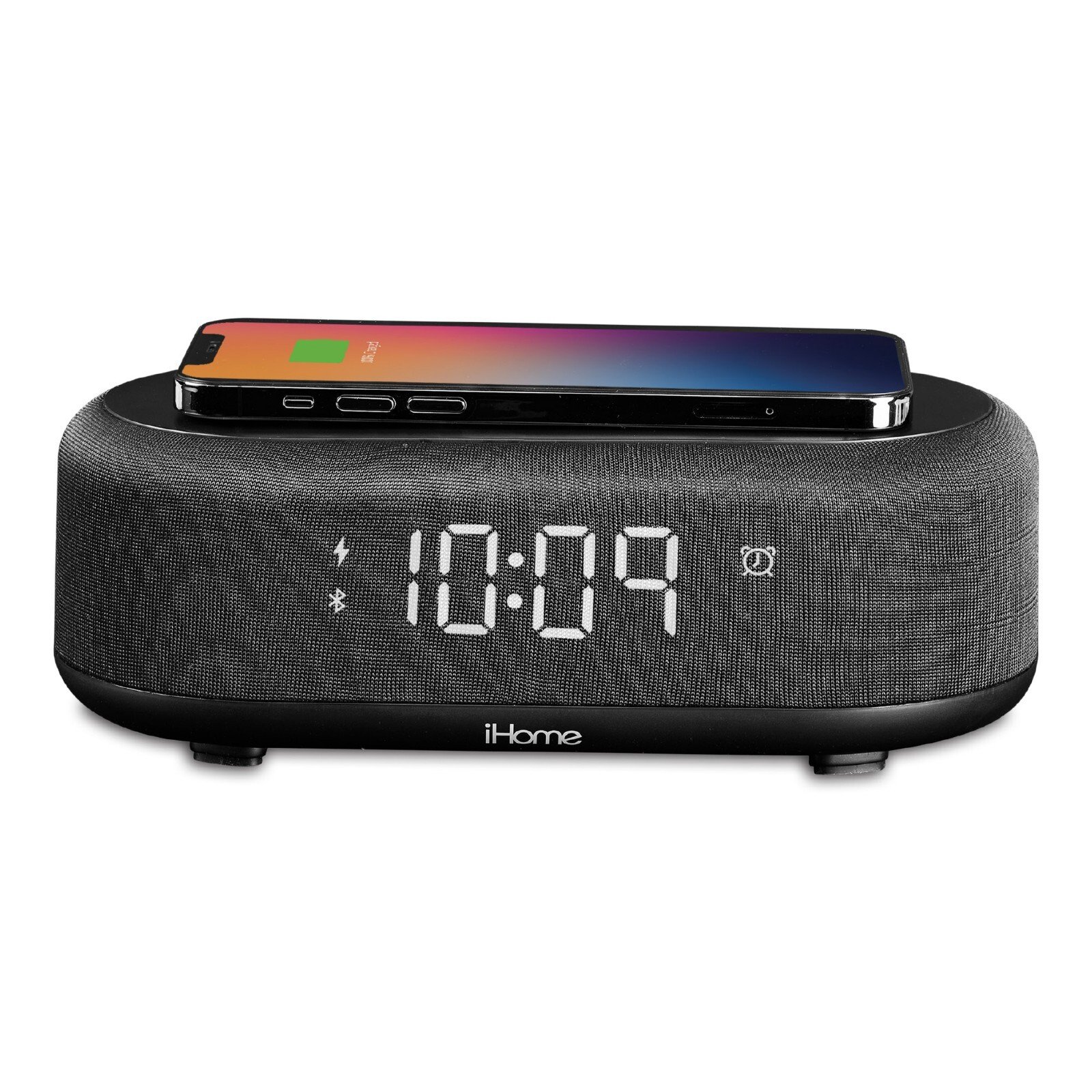 iHome Bluetooth Alarm Clock with Charging Station