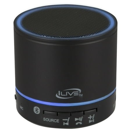 iLive Bluetooth Speaker with Rechargeable Battery, FM Radio, ISB07B