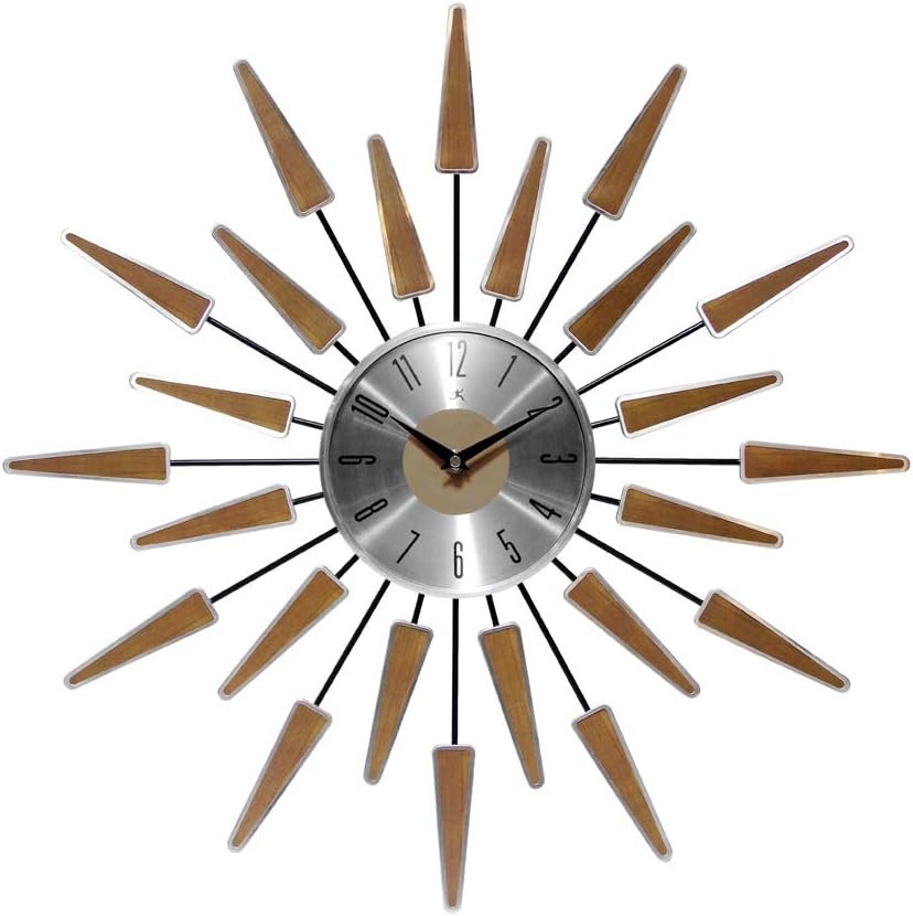 Infinity Instruments Satellite Clock, Walnut