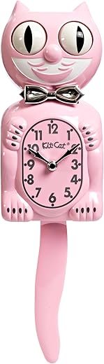 Kit Cat Klock Retro Pink