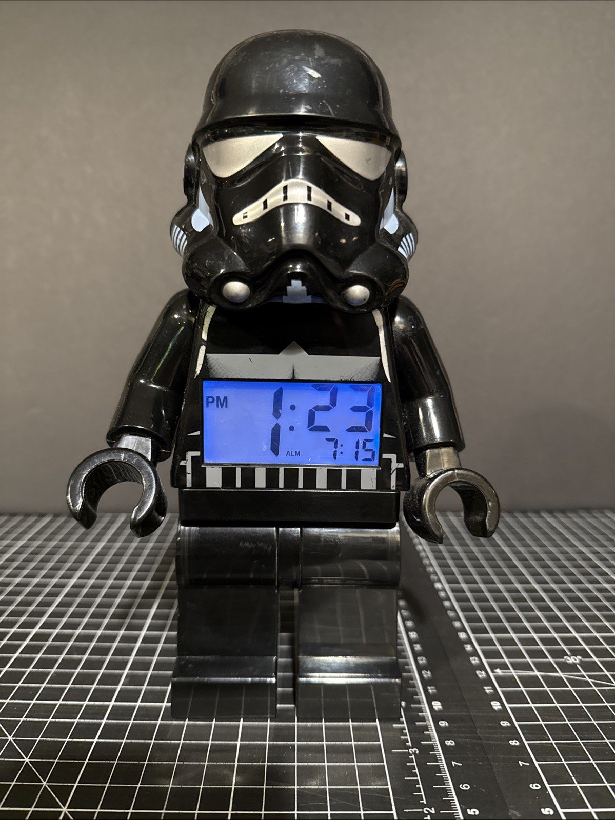 Lego Star Wars Alarm Clock Shadow Trooper Working See Pics and READ