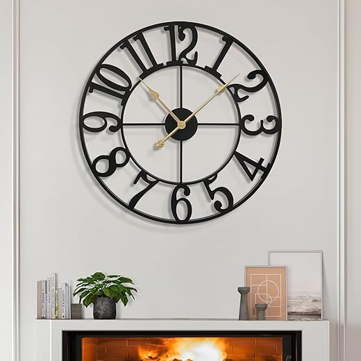 Best Modern Black Wrought Iron Wall Clocks