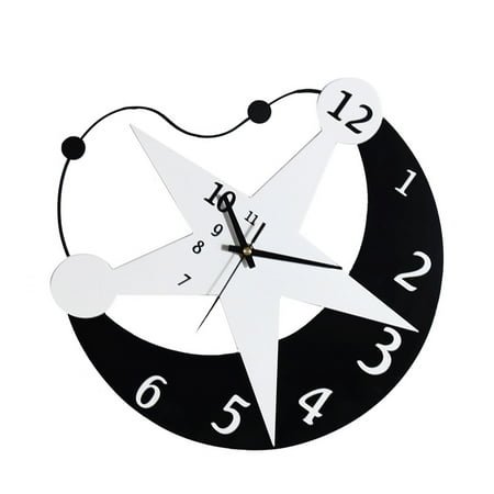 MEIBUTYUP Multi Color Metal Wall Clock with Silent Movement for Home Use Perfect for Living Room Bedroom Study
