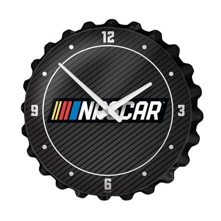 NASCAR 18.5 Bottle Cap Wall Clock