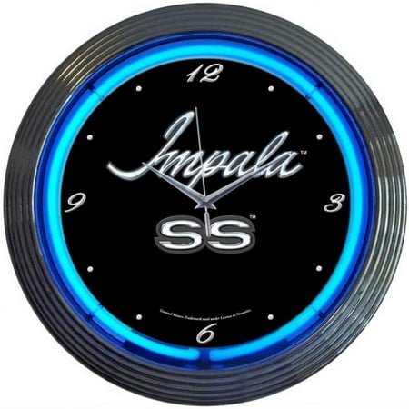 Neonetics Cars and Motorcycles Impala Wall Clock, 15-Inch