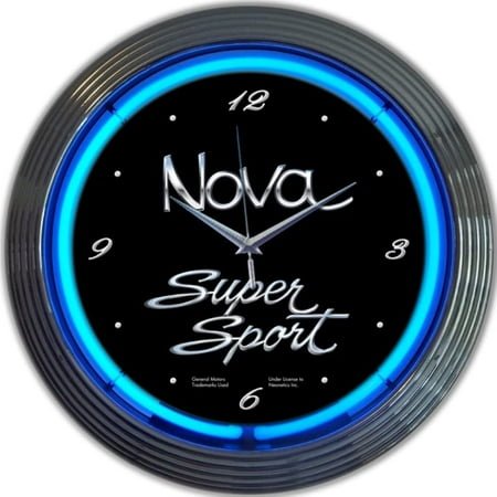 Neonetics Cars and Motorcycles Super Sport Wall Clock, 15-Inch