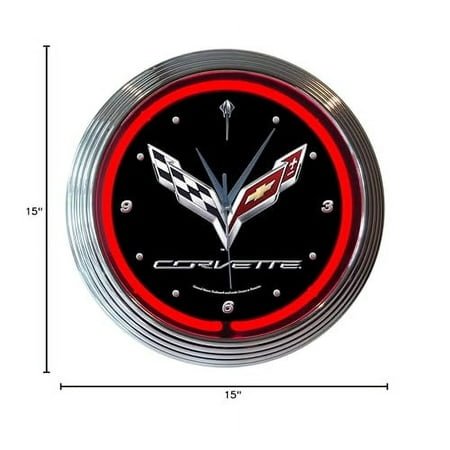 Neonetics Corvette C7 Neon Clock