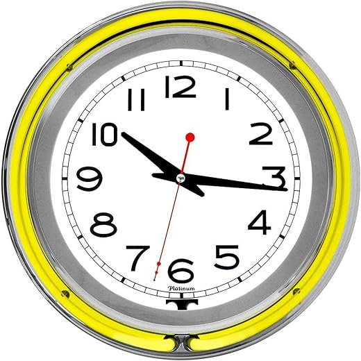 Best Neonetics Pwdford Powered By Ford Neon Wall Clocks