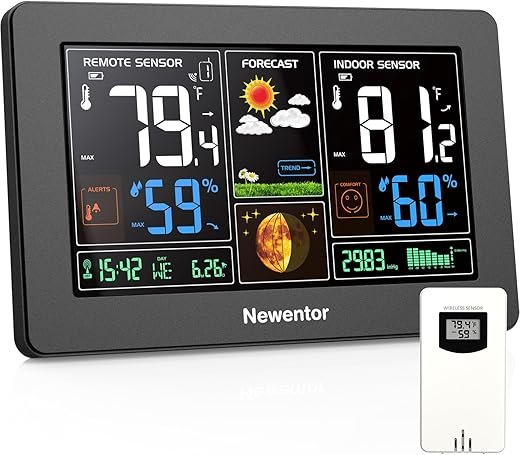 Best Digital Table Weather Station Alarm Clocks