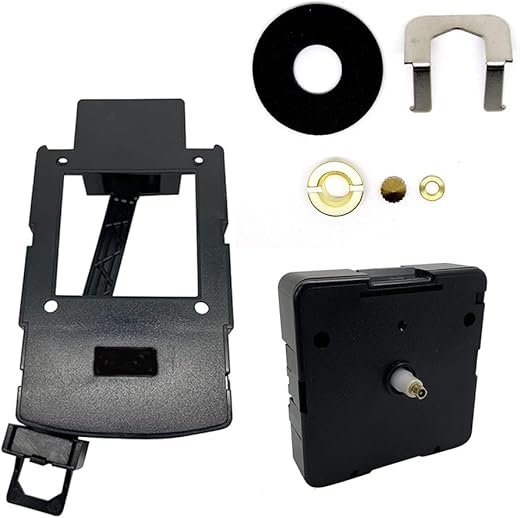 New Replacement Quartz High Torque German UTS Euroshaft Pendulum Clock Movement Mechanism Motor with Pendulum Drive Battery Operated (11mm Shaft Length)