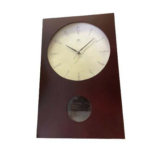 NIB Wall case clock wood