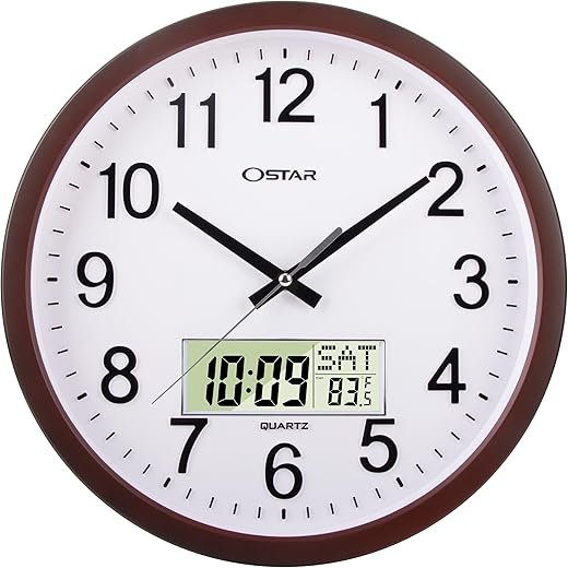 Best Quartz Analog Digital Square Wall Clocks