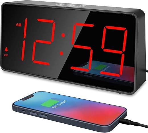 Best Big Red Digital Alarm Clocks