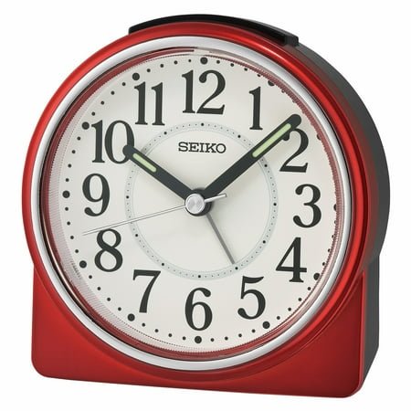 QHE198RLH Alarm Clock, Red