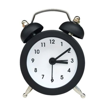 Retro Loud Alarm Clock Double Bell Mechanical Key Wound Pointer Silent Alarm Decor Clocks Bedside Light P8A4 Night Cl Clock