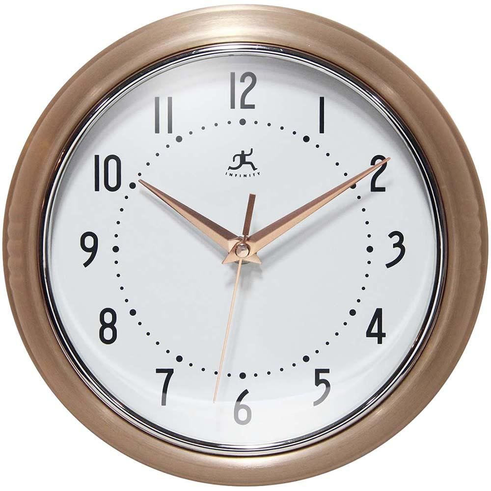 Retro Round Copper Wall Clock