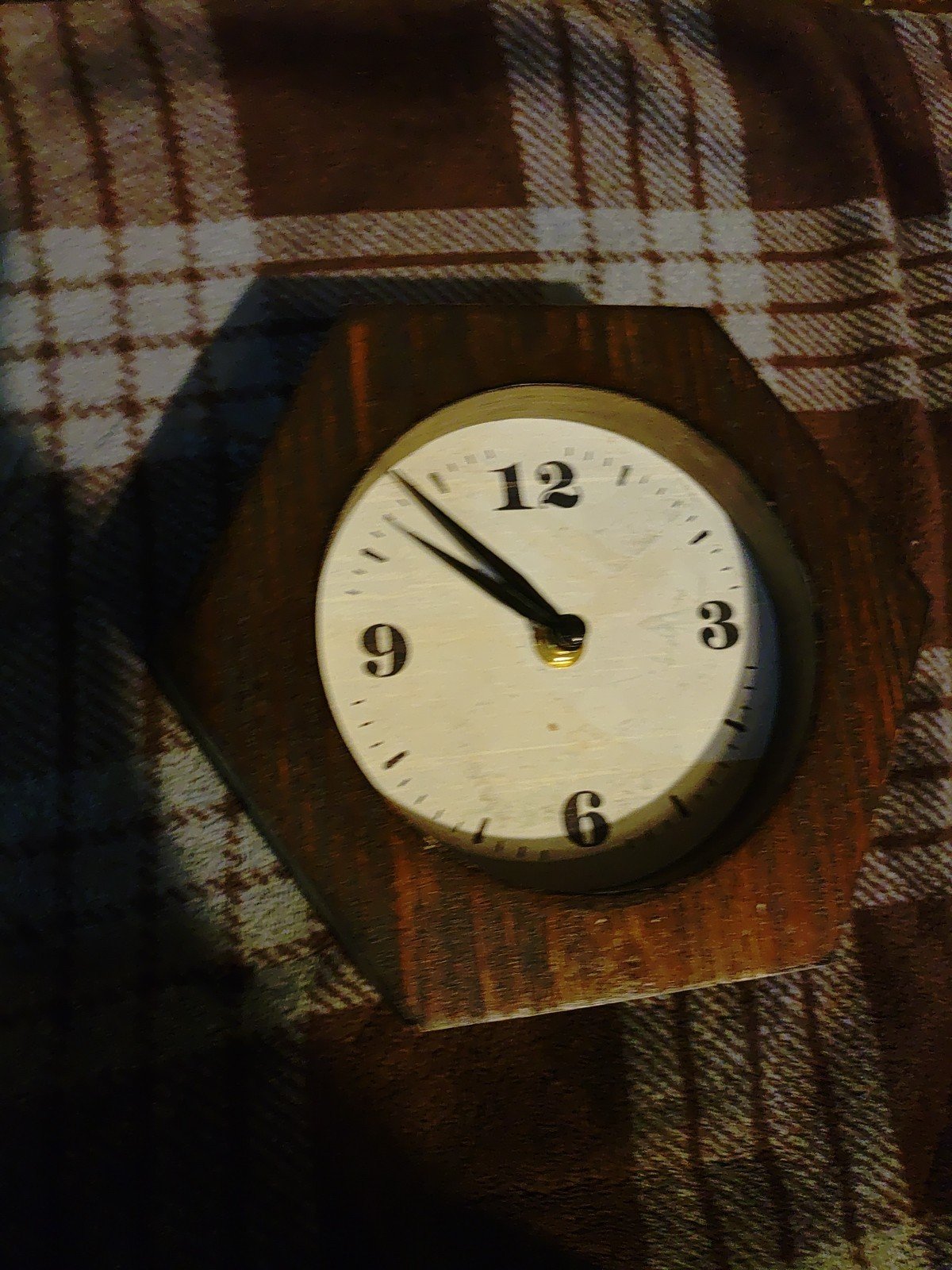 Small Wooden Wall Clock