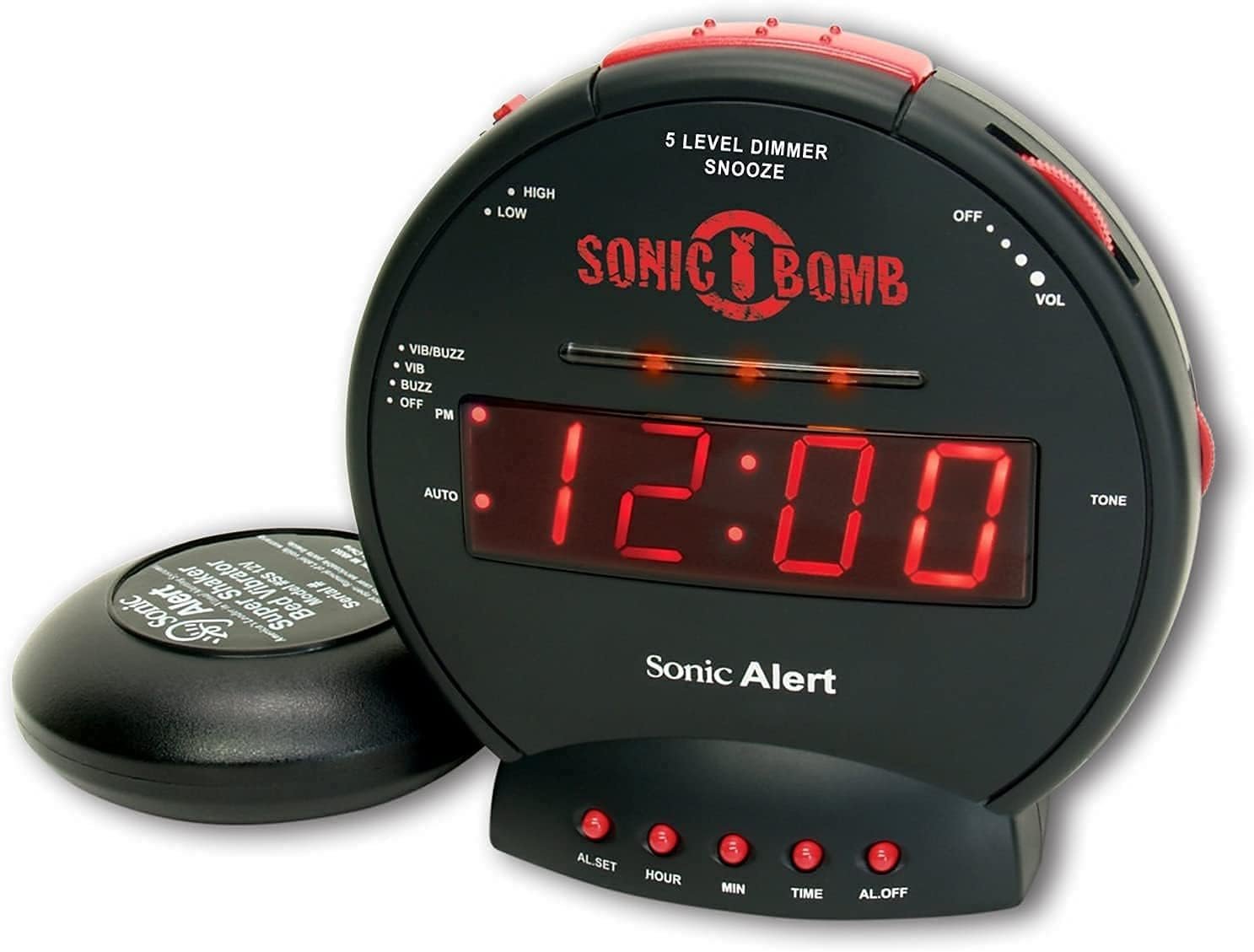 Best Sonic Boom Portable Vibrating Alarm Clocks