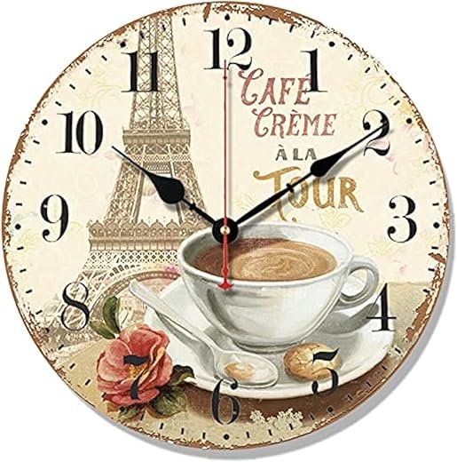 Best French Cafe Wall Clocks