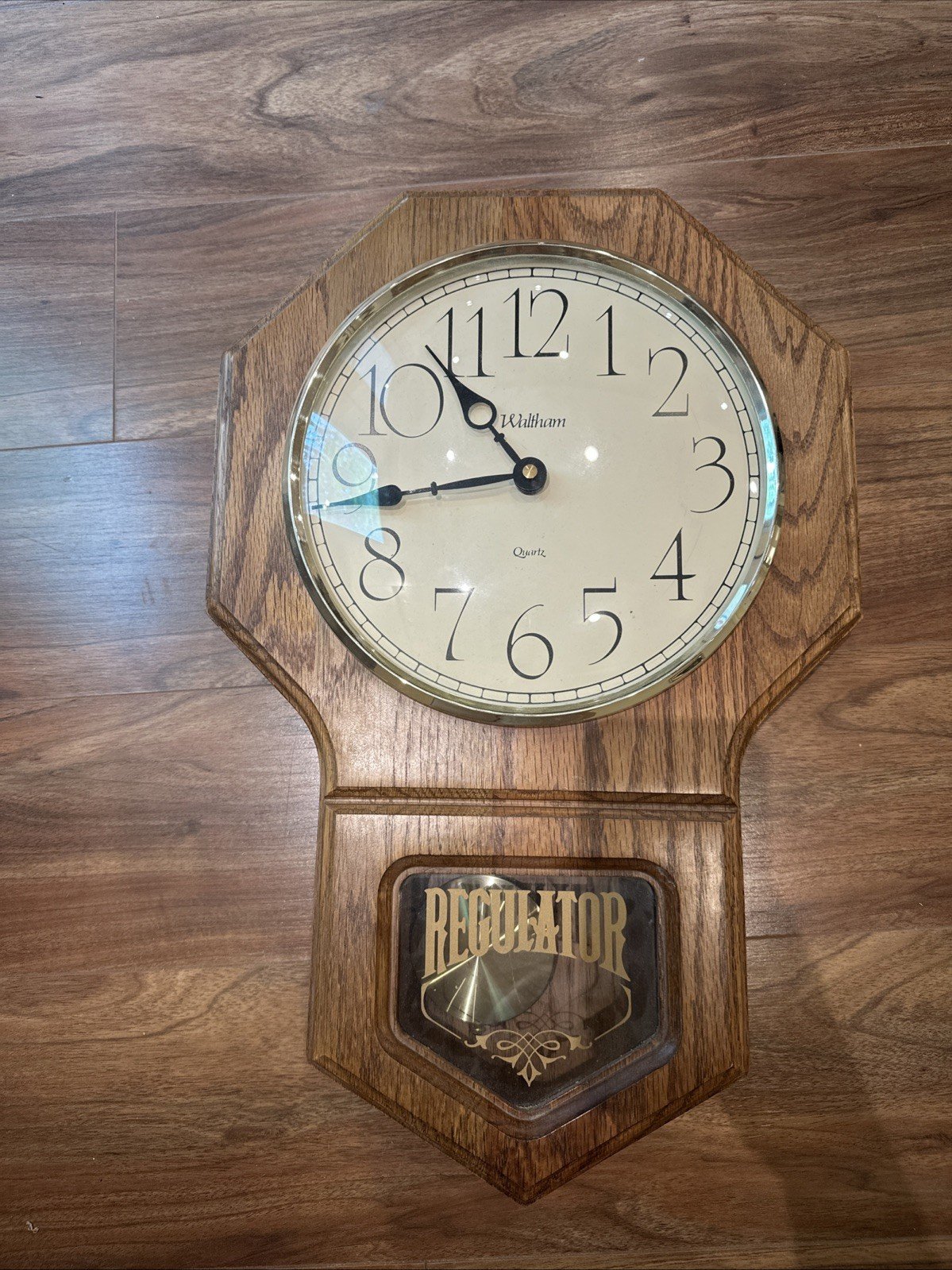 Vintage D & A Quartz Wood Wooden Westminster Chime Pendulum Wall Clock 980 8wps