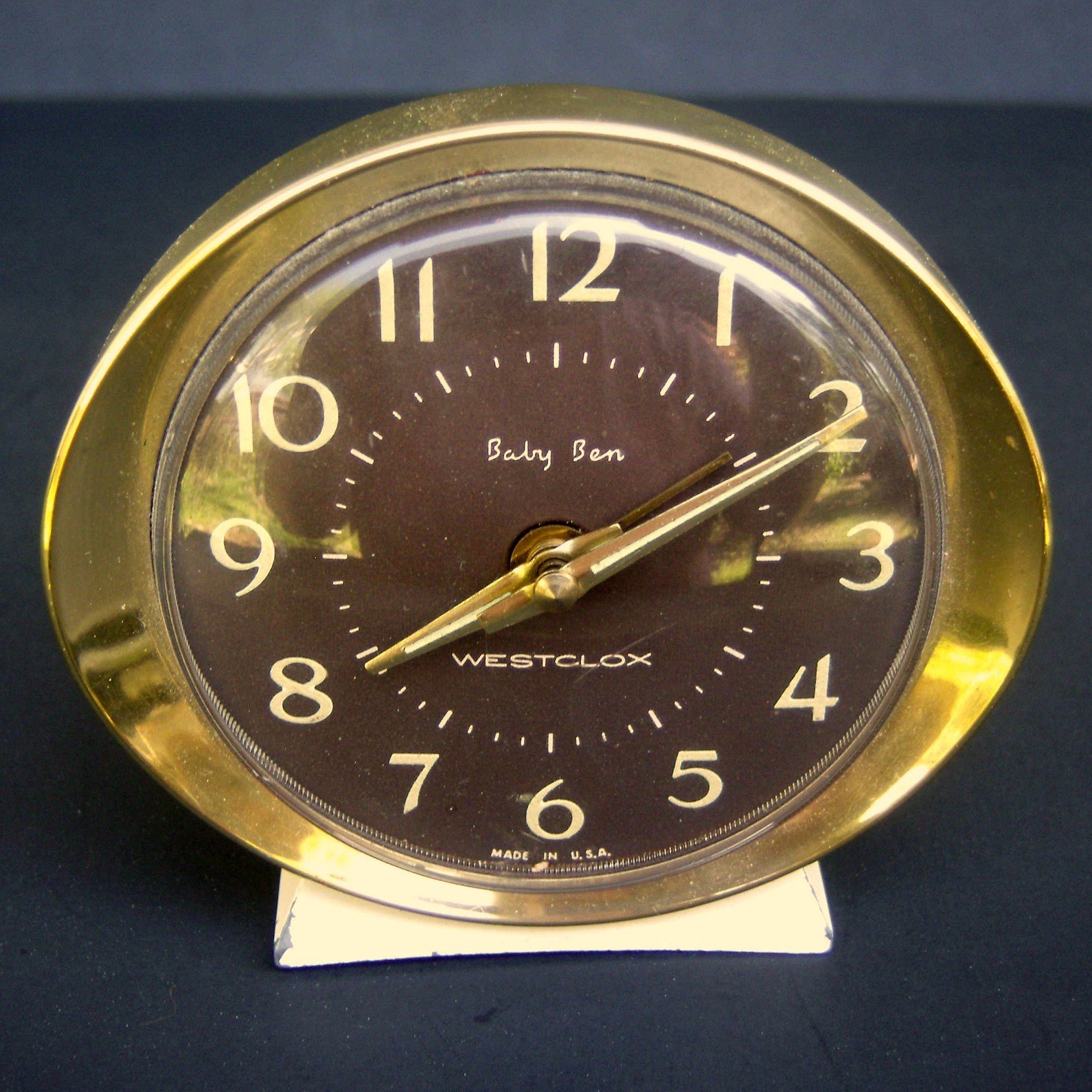 Vintage Westclox Baby Ben Alarm Clock Style 8 1964-1981 MCM Made In USA