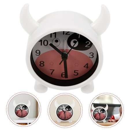 WHAMVOX Clock Radio - Silent Cow Alarm Clock Student 10.00X9.50X3.50CM