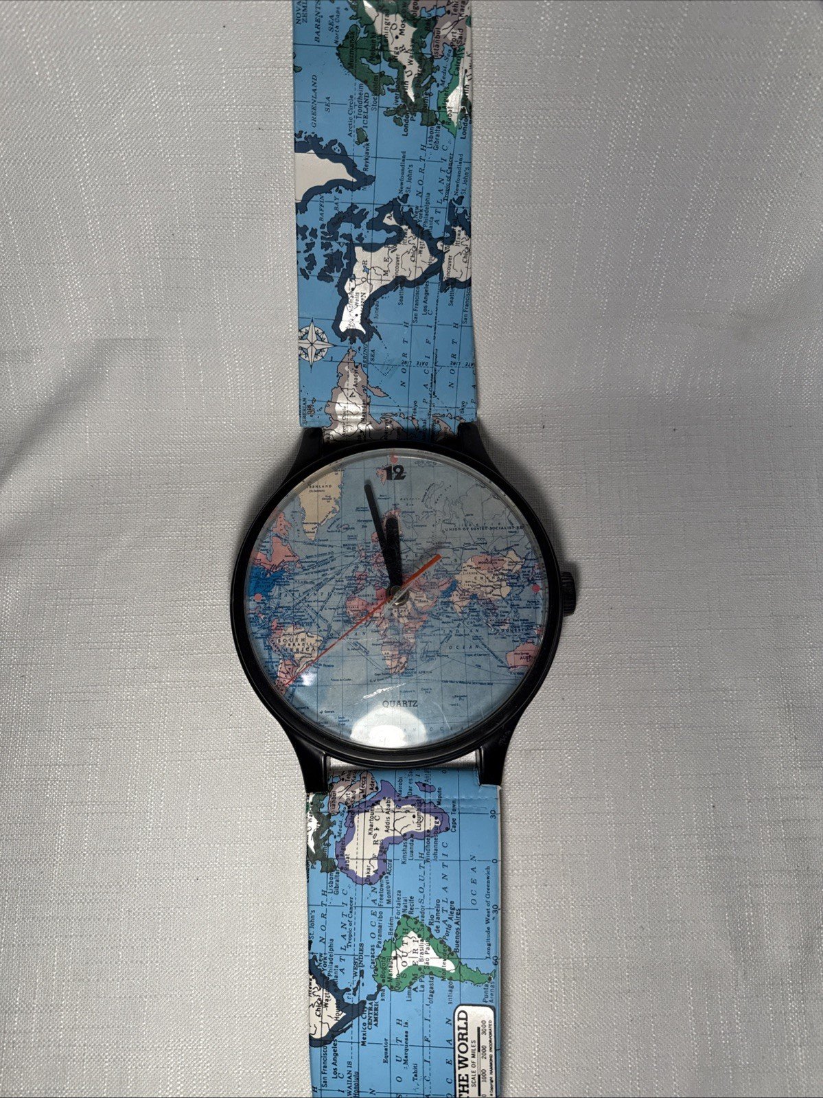 World Map Wall Clock