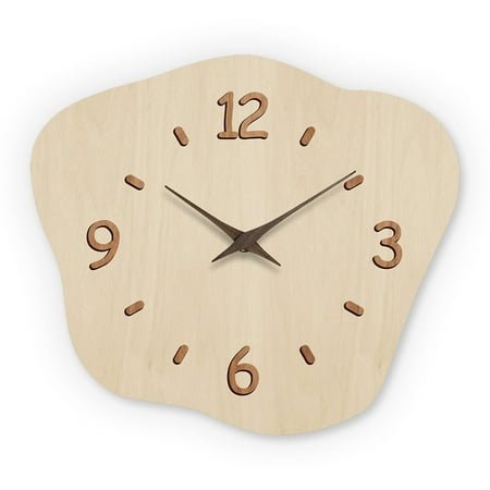 12 Inch Large Modern Wall Clock, Ultra-Silent Non-Ticking, Battery Operated for Home, Office, and Kitchen Decor