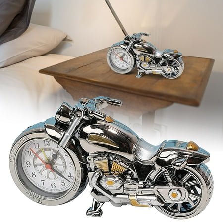 Alarm Clock Motorcycle Shaped Alarm Clock Unique Design for Timekeeping and Alarm Function
