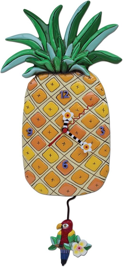 Allen Designs Island Time Pineapple Clock