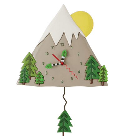 Allen Designs Peak Time Mountain Clock