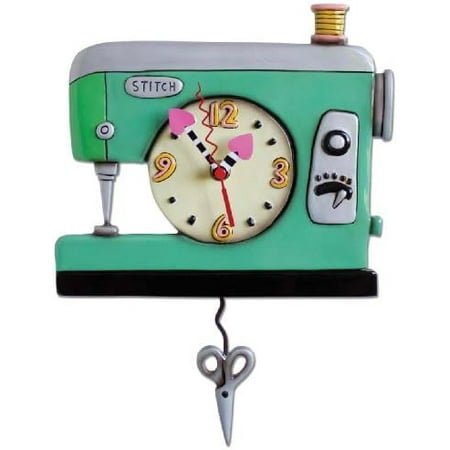 Allen Design Studios Stitch Resin Wall Clock$$Home Decor, Kitchen, & Other