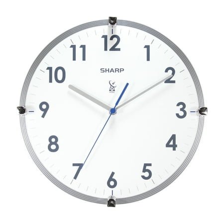Ashton Sutton Sharp SPC876 Atomic Wall Clock