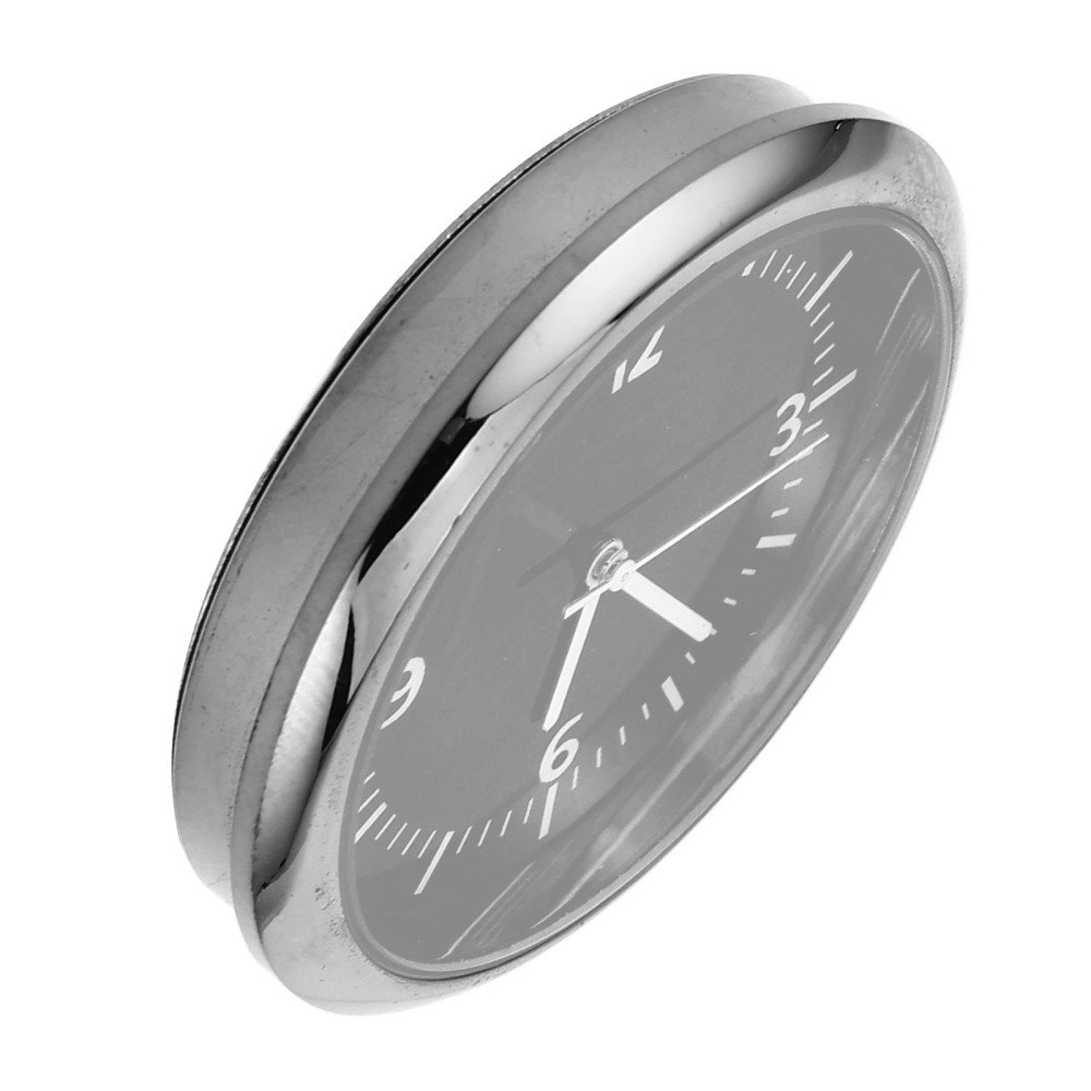 Automotive Clock: Stick On Dashboard - Small Analog Clock Watch For Vehicle