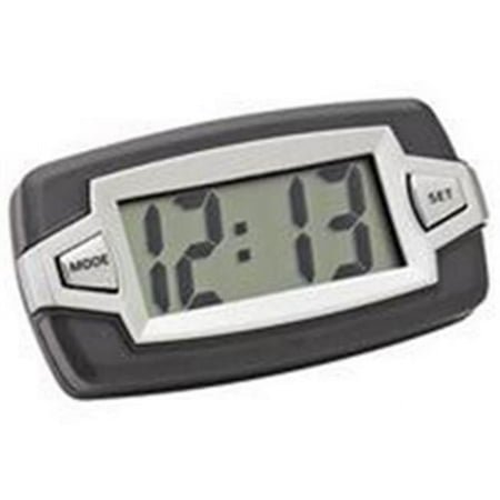 Bell Digital Clock, Indicator, Black/Silver 37007-8
