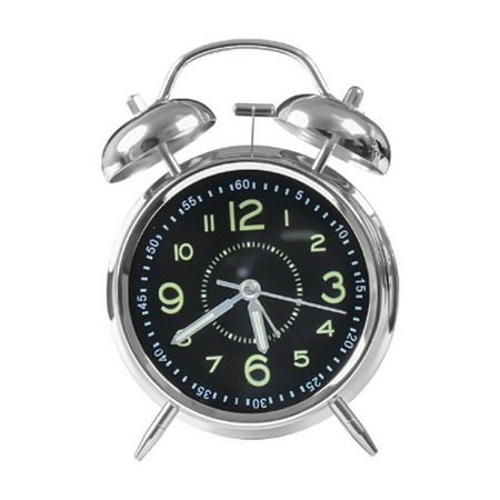 CCOCC Alarm Clock, Silent Sweep Alarm Clocks for Bedrooms with Soft Night Light, Sturdy Table Clock