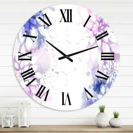 Designart 1 in Modern,Contemporary Wall Clock
