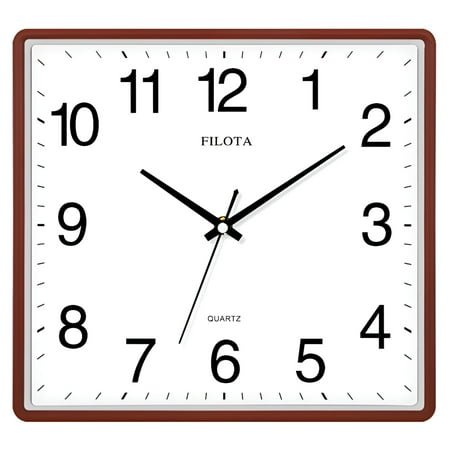 DESIGNICE Square Simple Modern Large Wall Clock Living Room Mute Clock Home Personality Creative Fashion Art Pocket Watch Quartz Clock