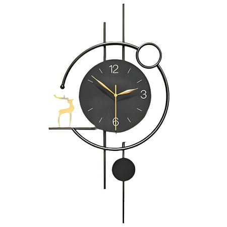 DESIGNICE Wall Clock,Premium Metal Construction Modern Wall Clock,Long-Lasting Bathroom Clock,Style3