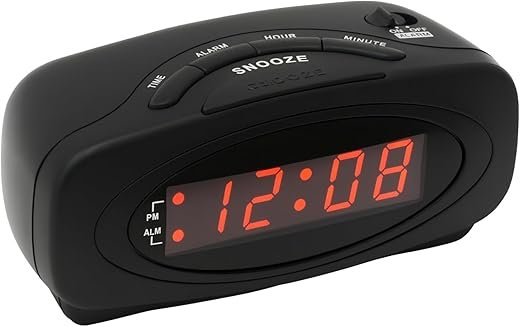 Digital Alarm Clocks for Bedrooms, Loud Alarm Clock for Heavy Sleepers Perfect for Bedroom, Desk, and Office by Ken-Tech
