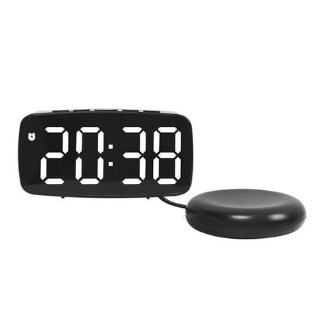 Digital Clock With Vibrator Wake Function Adjusment Brightness Temperature Display Customizable Brightness Living Space