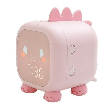 Dinosaur Digital Alarm Clock for Kids: Fun Night Light & Colorful Design!