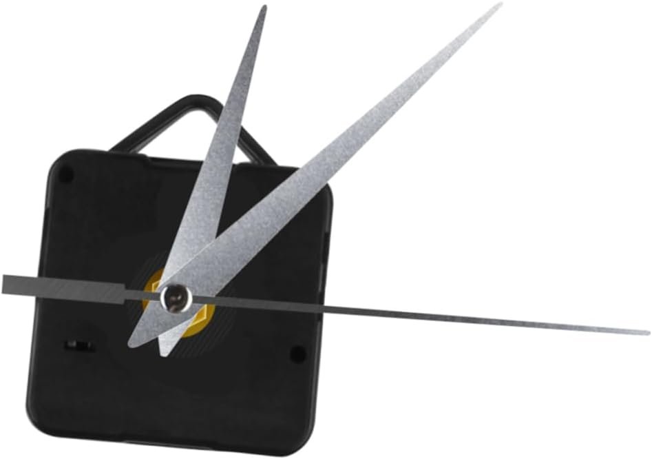 DIY Wall Clock Decal Modern Silent Sticker for Kitchen and Living Decor Black Design with Silver Hands Easy to Install Eco-Friendly Battery Operated